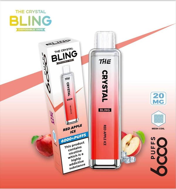 Flavour - Crystal Bling 6000 Disposable Vape Device -Box of 10