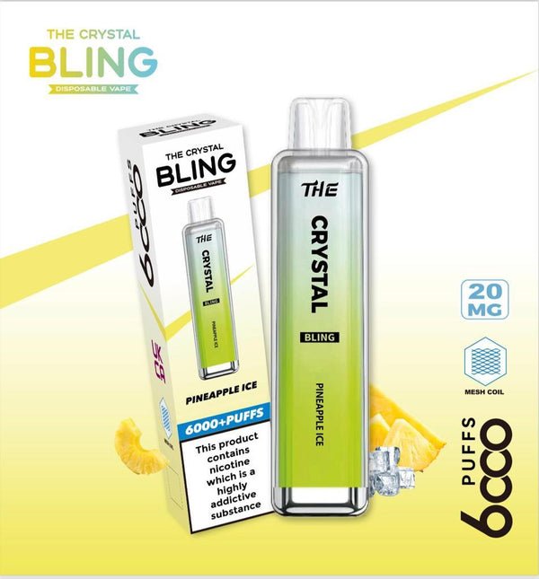 Flavour - Crystal Bling 6000 Disposable Vape Device -Box of 10
