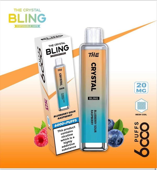 Flavour - Crystal Bling 6000 Disposable Vape Device -Box of 10