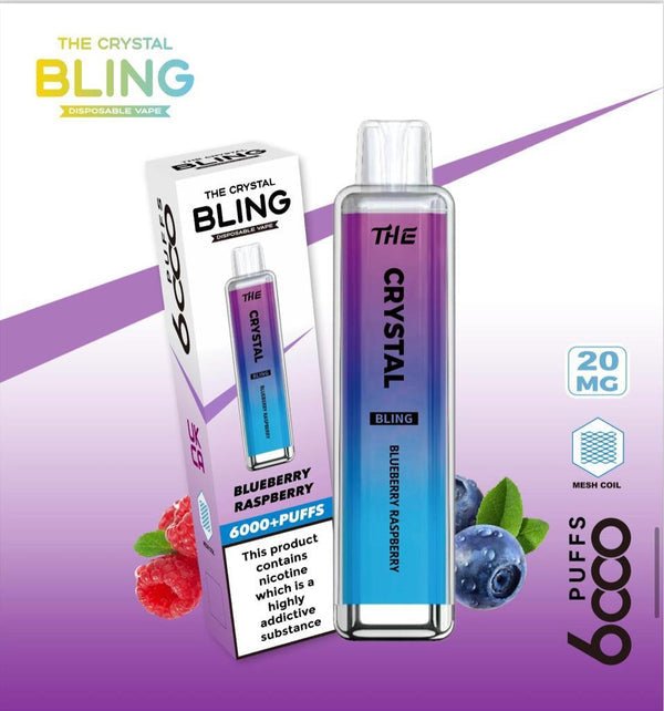 Flavour - Crystal Bling 6000 Disposable Vape Device -Box of 10
