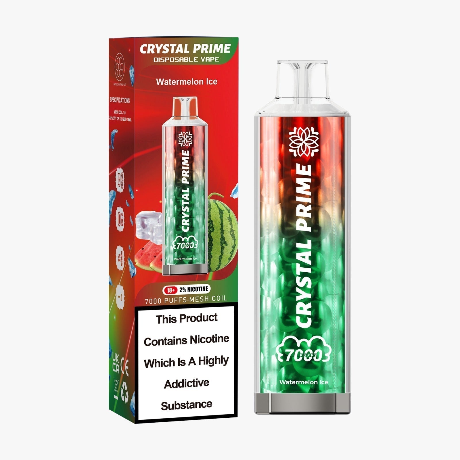 Crystal Prime 7000 Disposable Vape Box of 10