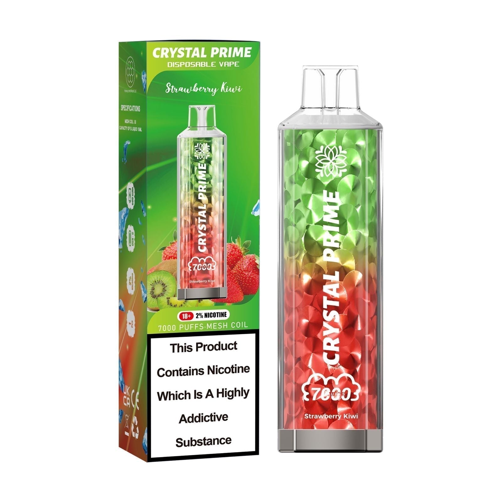 Crystal Prime 7000 Disposable Vape Box of 10