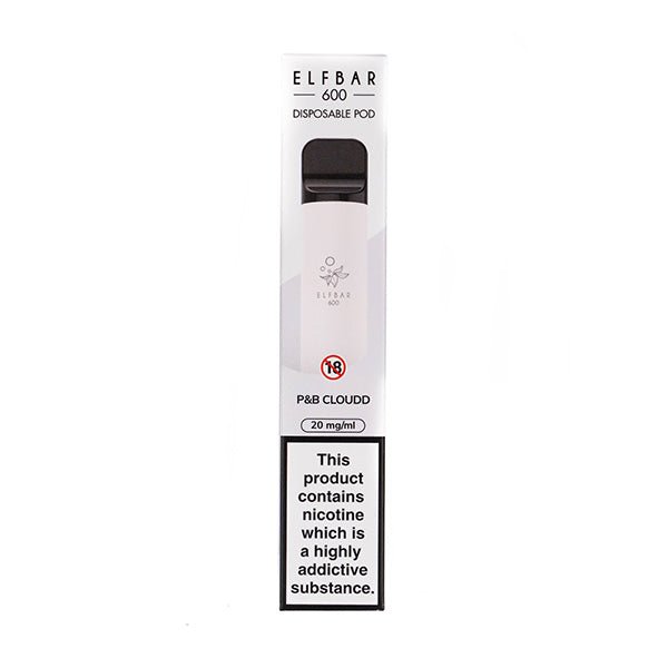 Elf Bar 600 Puff Disposable Vape Pod Device Box of 10