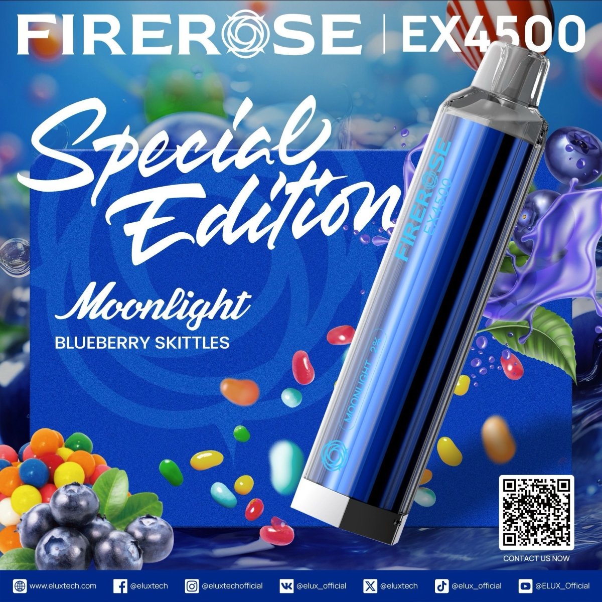 Firerose 4500 Puffs Special Edition Disposable Vape (Box of 10)