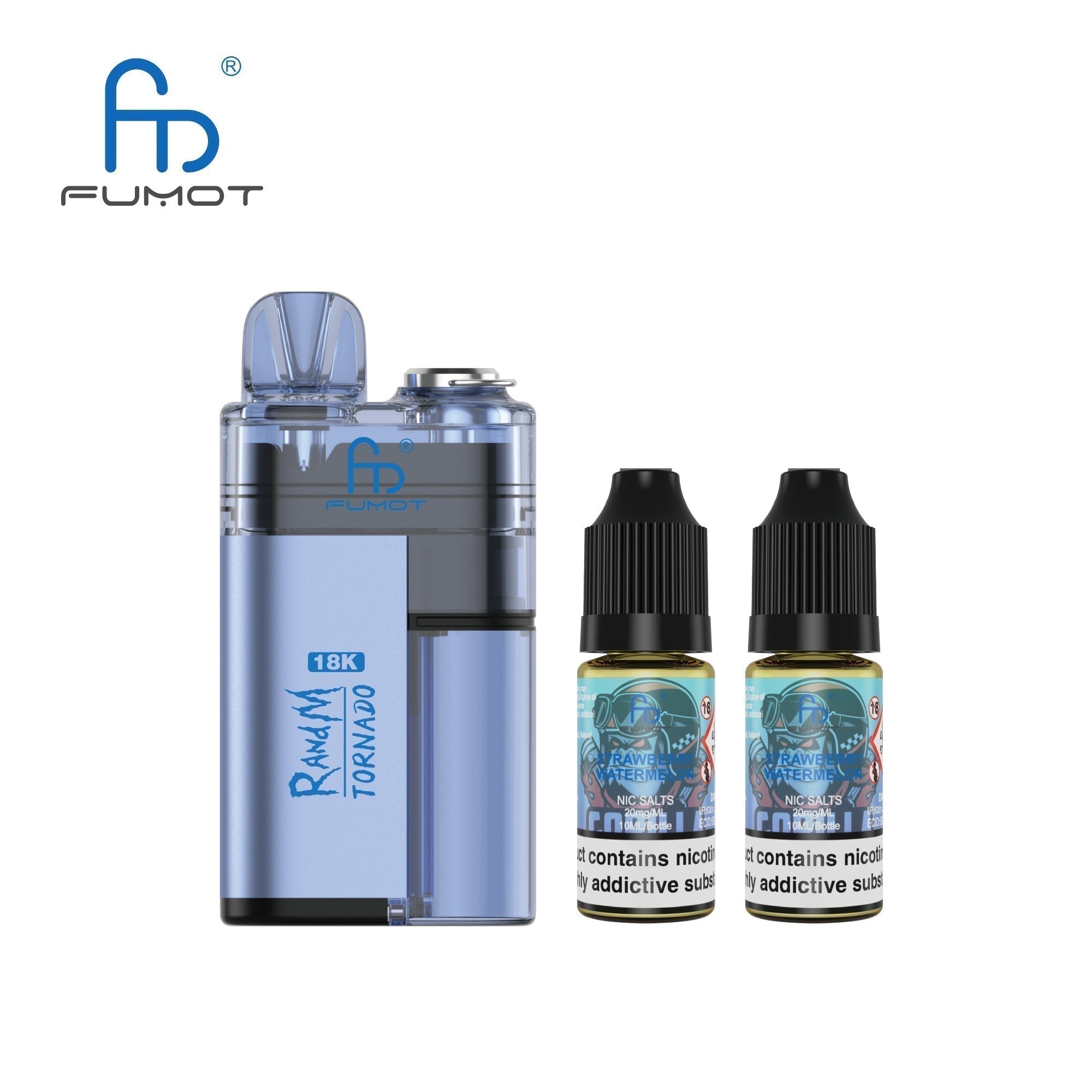 Fumot RandM Tornado 18000 Puffs Vape - Box of 5
