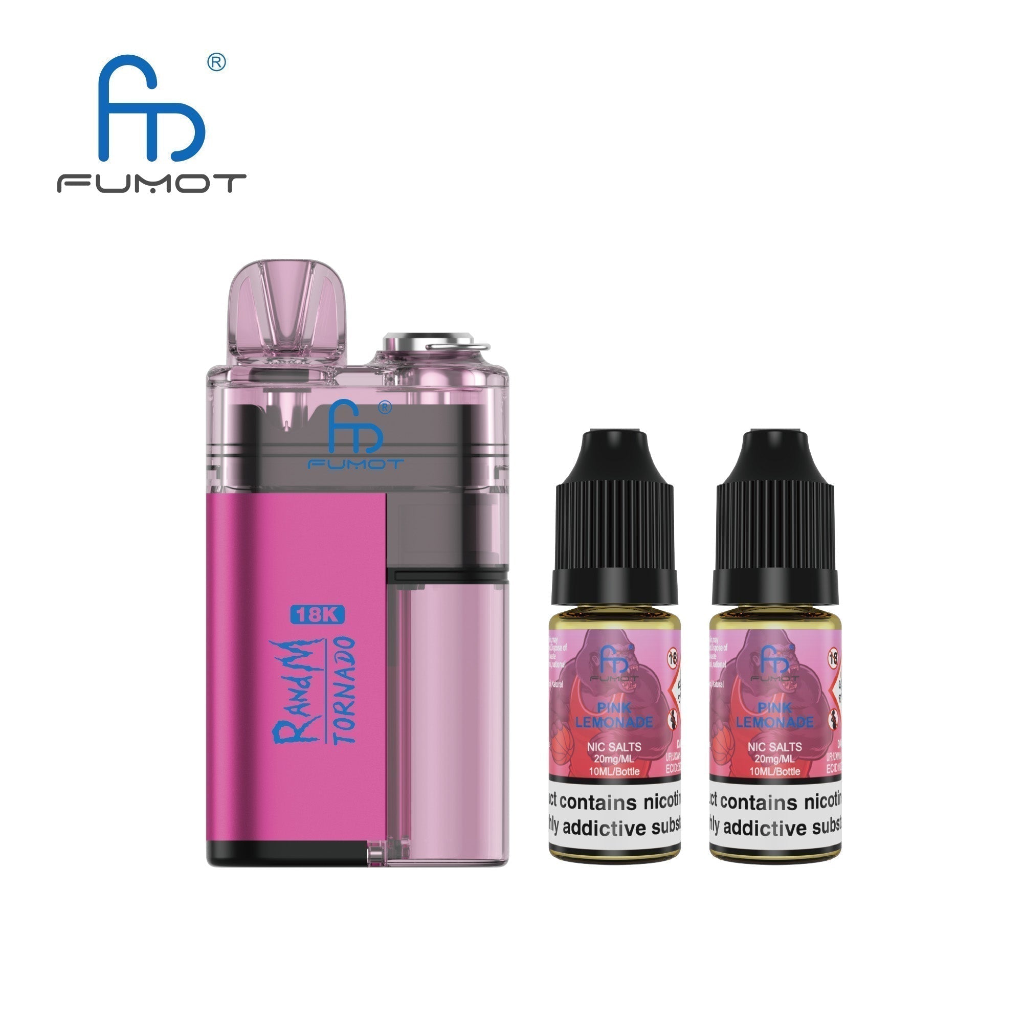 Fumot RandM Tornado 18000 Puffs Vape - Box of 5