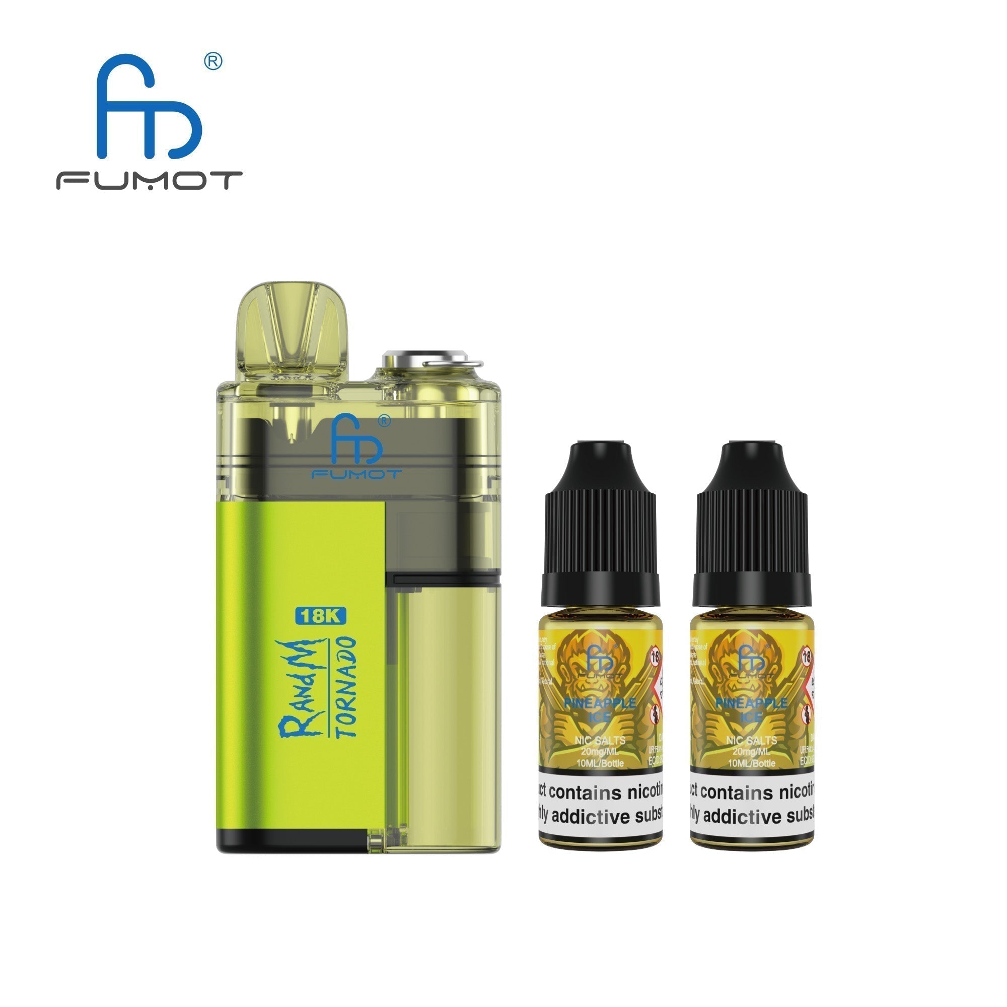 Fumot RandM Tornado 18000 Puffs Vape - Box of 5