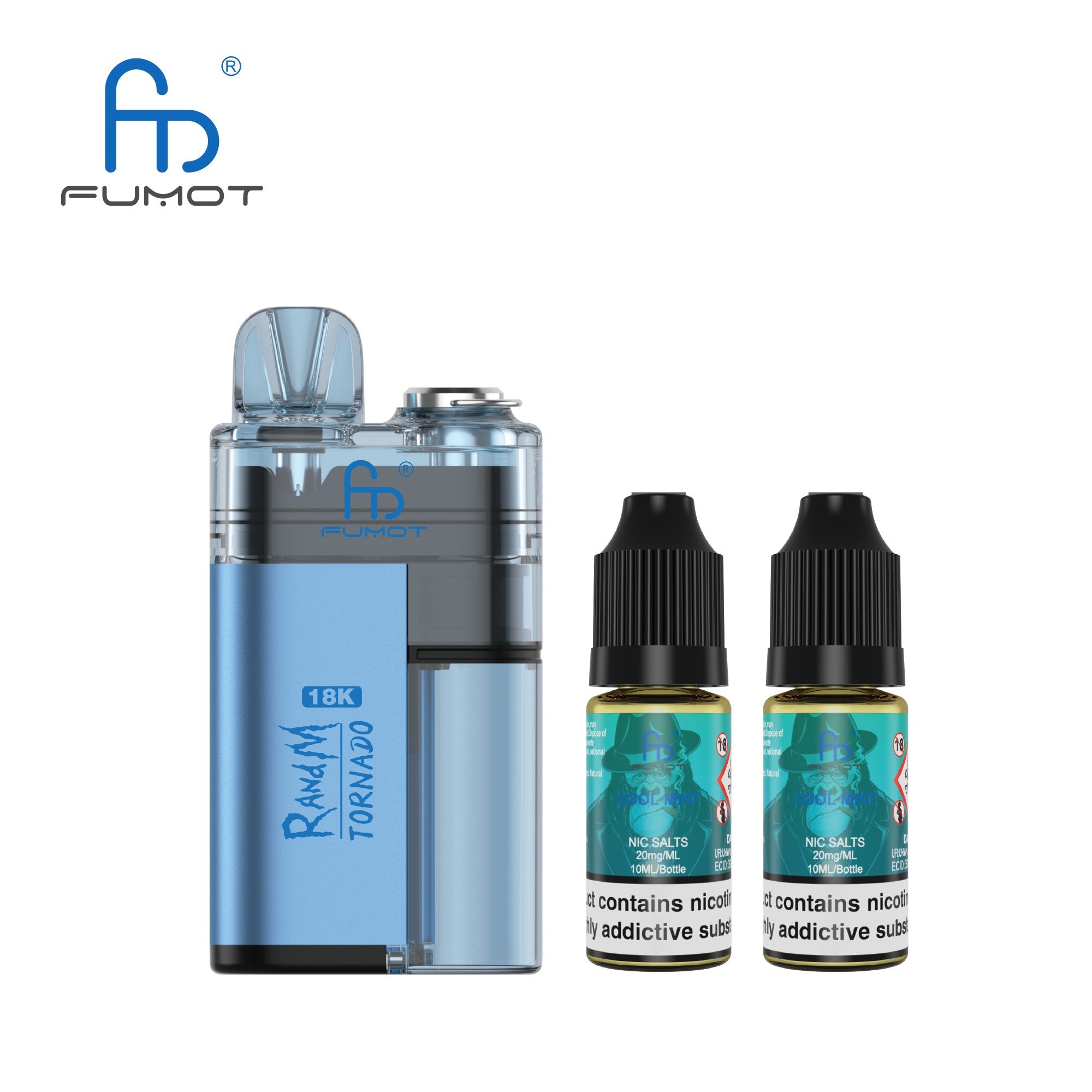 Fumot RandM Tornado 18000 Puffs Vape - Box of 5