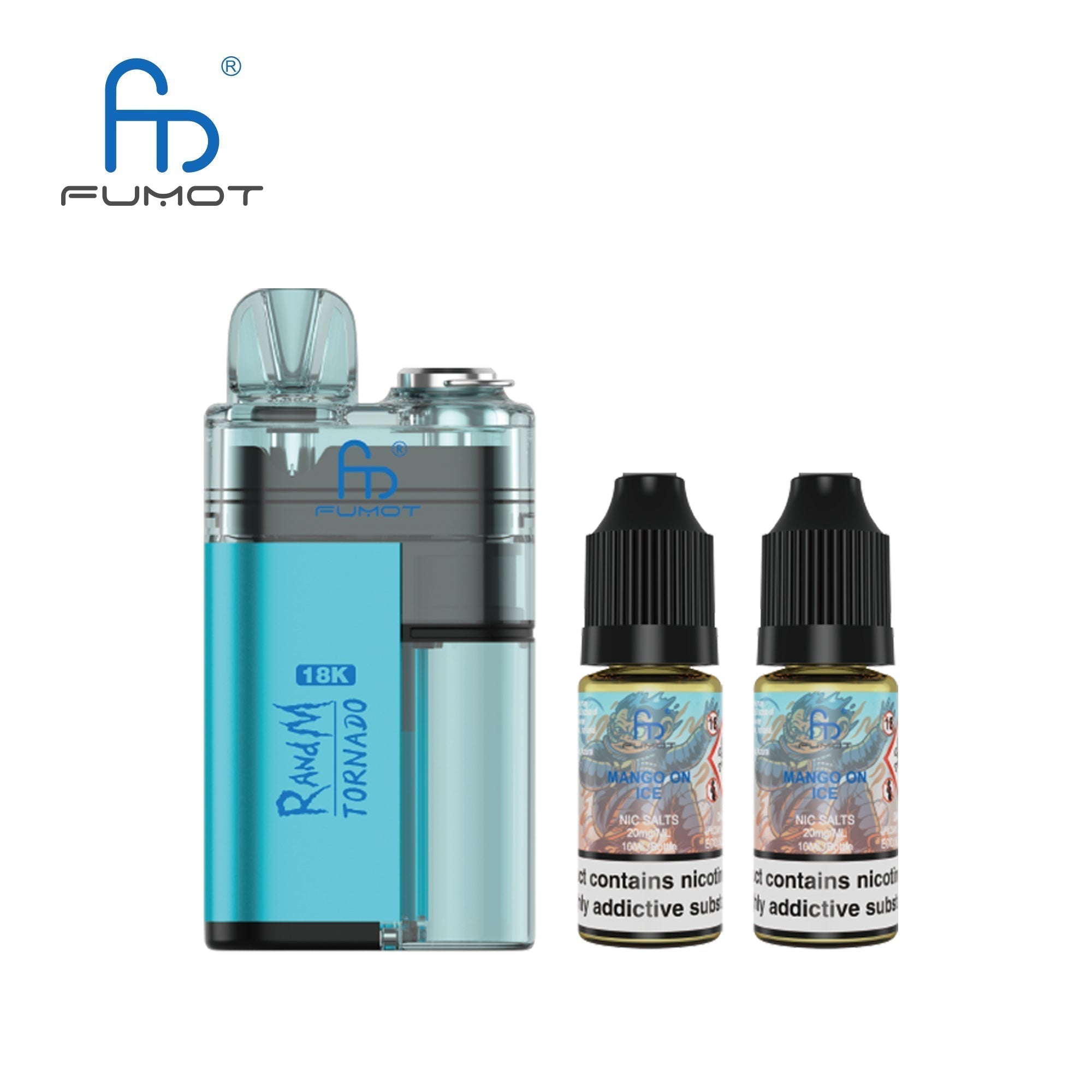 Fumot RandM Tornado 18000 Puffs Vape - Box of 5