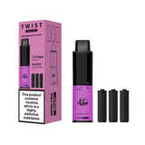 Happy Vibes Twist 2400 Disposable Vape Pod Device - Box of 10