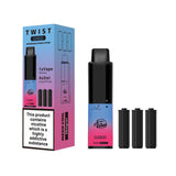 Happy Vibes Twist 2400 Disposable Vape Pod Device - Box of 10
