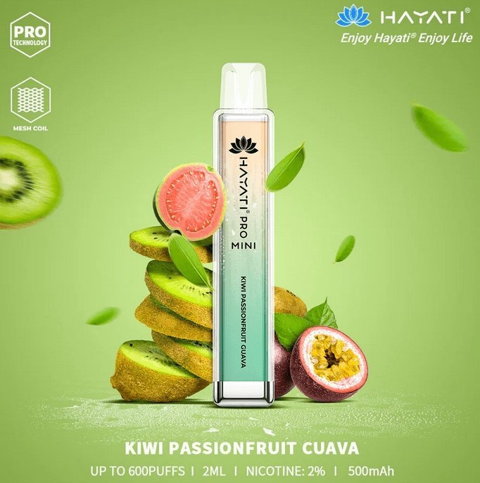 Hayati Crystal Mini Pro 600 Disposable Vape Pod Box of 10