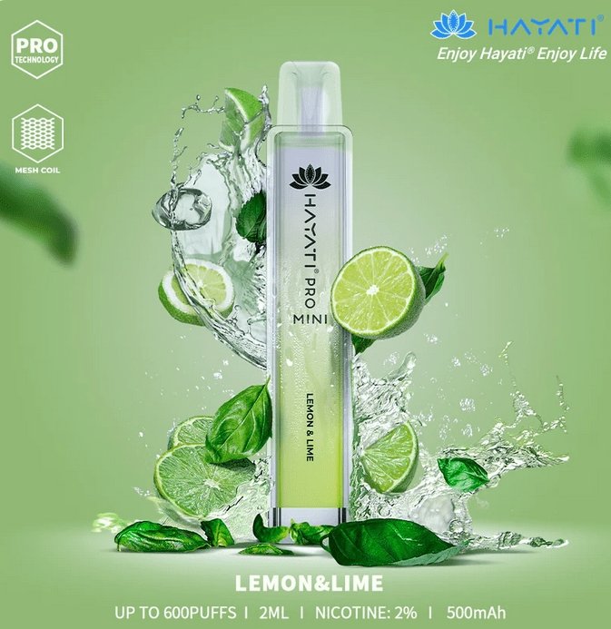 Hayati Crystal Mini Pro 600 Disposable Vape Pod Box of 10