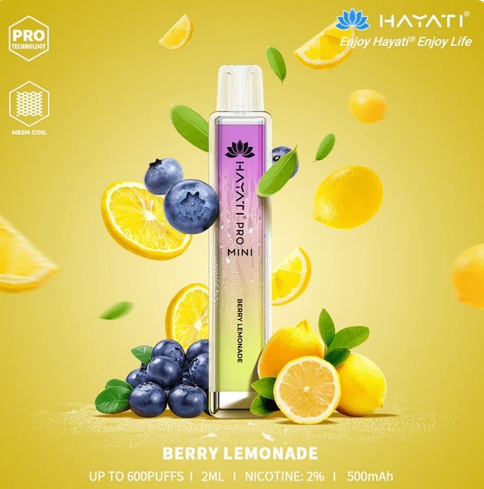 Hayati Crystal Mini Pro 600 Disposable Vape Pod Box of 10