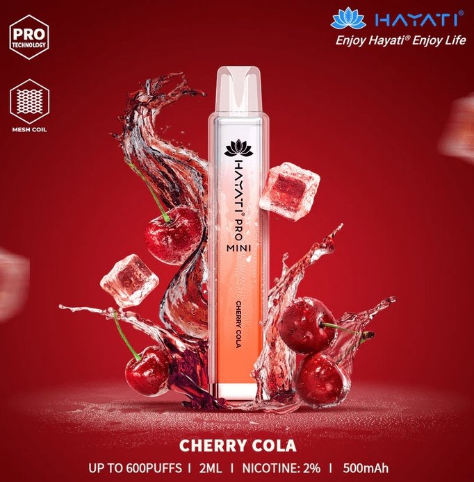 Hayati Crystal Mini Pro 600 Disposable Vape Pod Box of 10