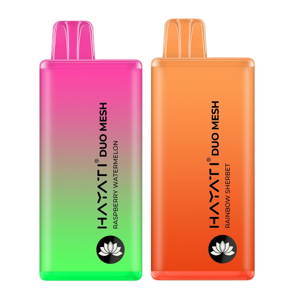 Hayati Duo Mesh 7000 Disposable Vape Puff Bar Pod Box of 10