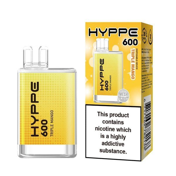 Hyppe 600 Crystal Disposable Vape Pod - Box of 10