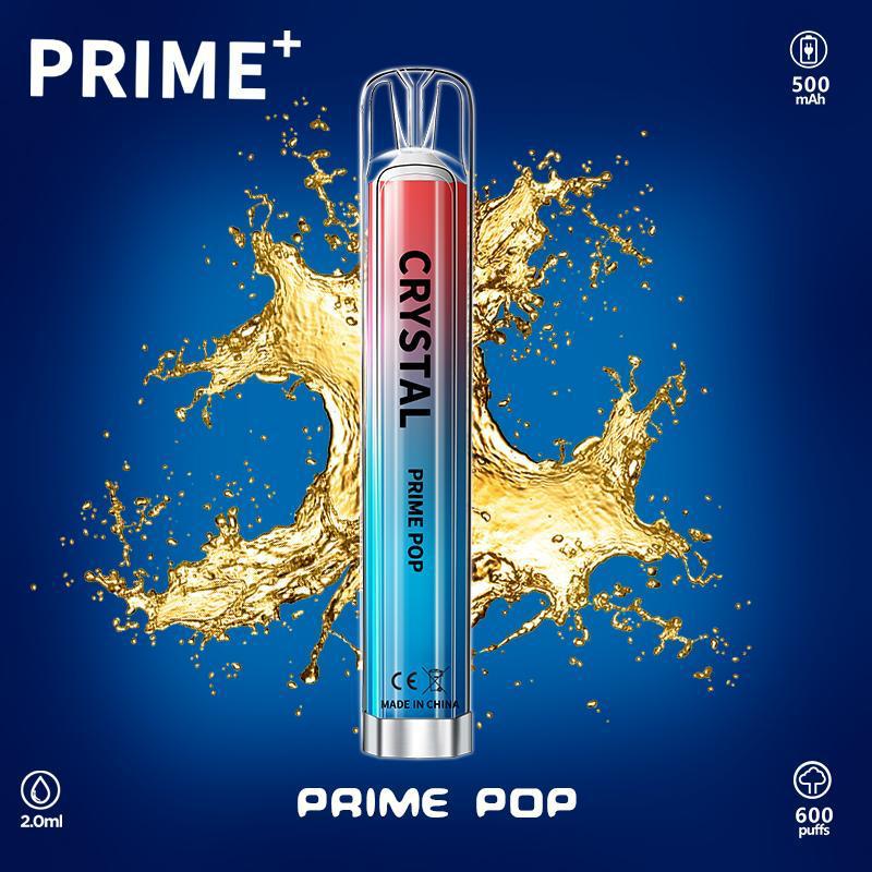 Pime Crystal Bar 600 Disposable Vape Pod Box of 10