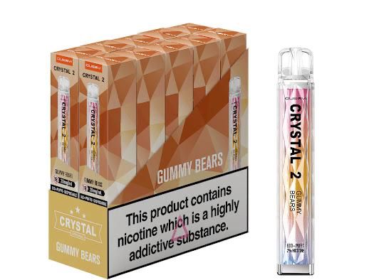 Quevvi Crystal 2 600 Puffs Disposable Vape Device - Pack of 10