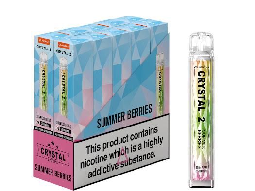 Quevvi Crystal 2 600 Puffs Disposable Vape Device - Pack of 10
