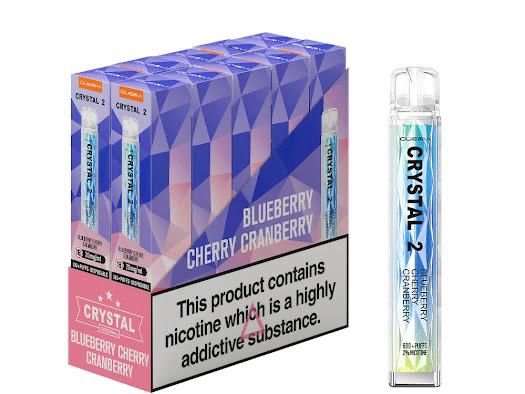 Quevvi Crystal 2 600 Puffs Disposable Vape Device - Pack of 10