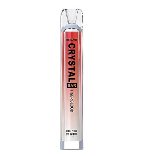 SKE Crystal 600 Puffs Disposable Vape Pod Device 20MG - Box of 10