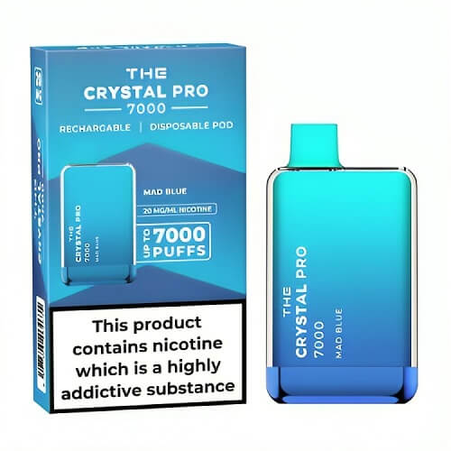 The Crystal Pro 7000 Disposable Vape Puff Bar Box of 10