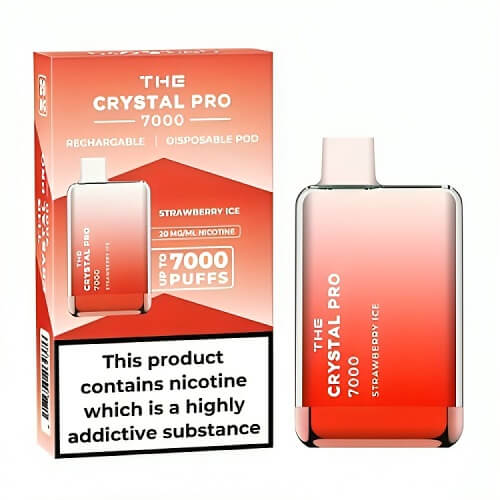 The Crystal Pro 7000 Disposable Vape Puff Bar Box of 10