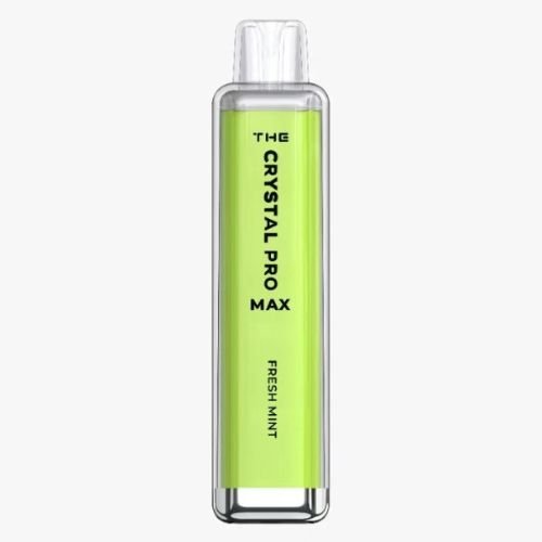 The Crystal Pro Max 4000 Disposable Vape Pod Puff Bar - Box of 10 - Fresh Mint -Vapeuksupplier