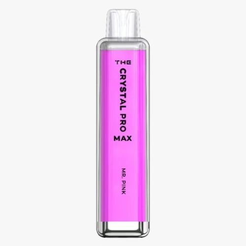 The Crystal Pro Max 4000 Disposable Vape Pod Puff Bar - Box of 10 - Mr Pink -Vapeuksupplier