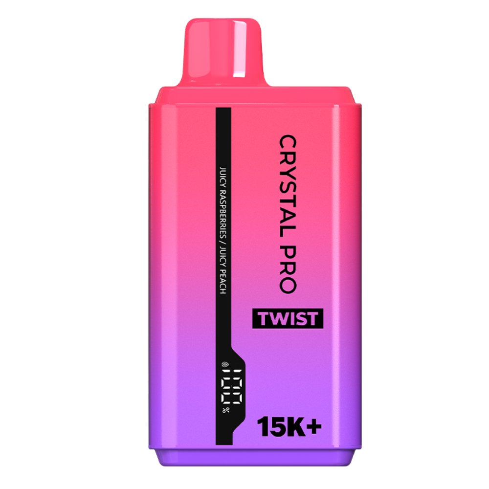 The Crystal Pro Twist 15000 Puffs Disposable Vape Box of 10