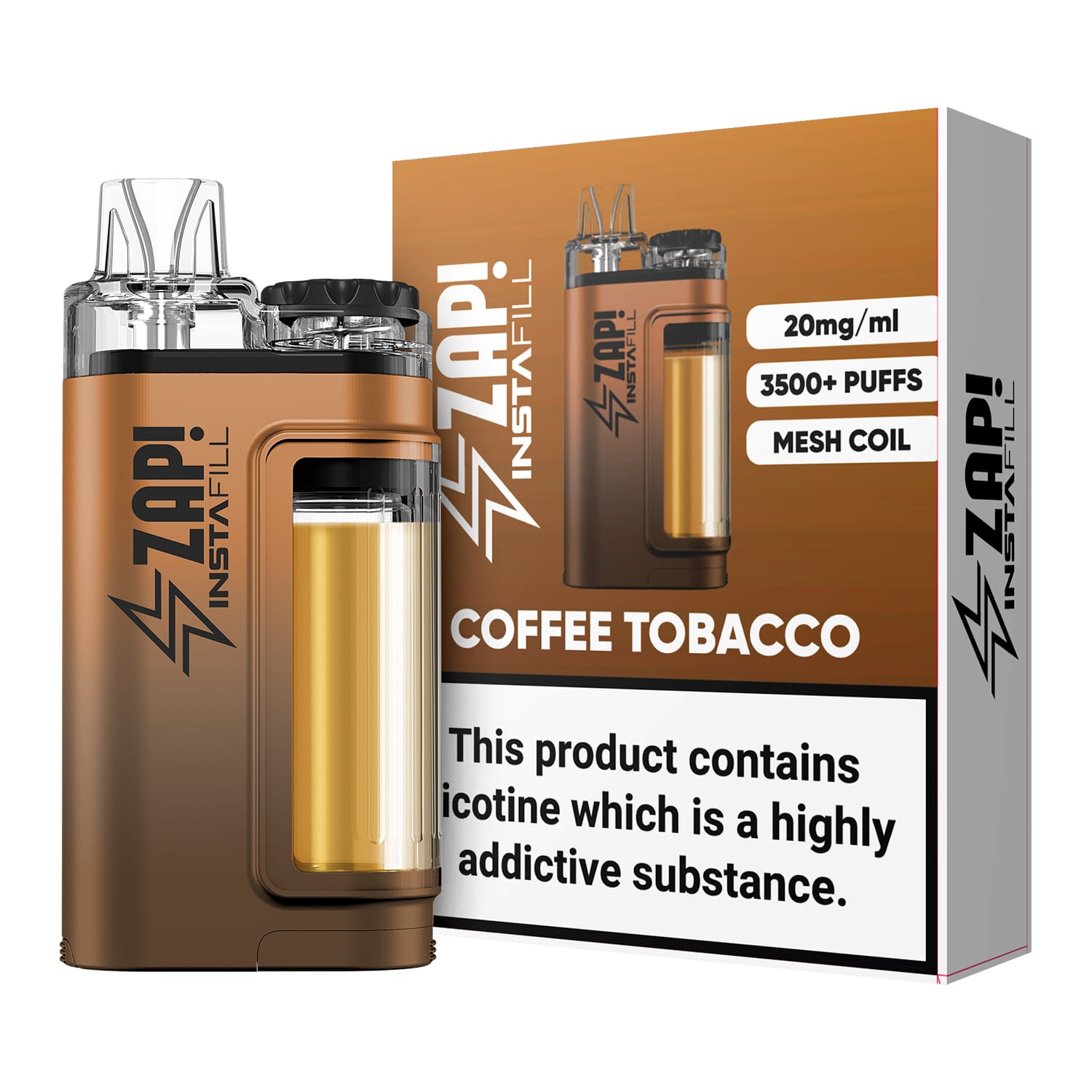 Zap! Instafill 3500 Puffs Disposable Pod Vape Kit