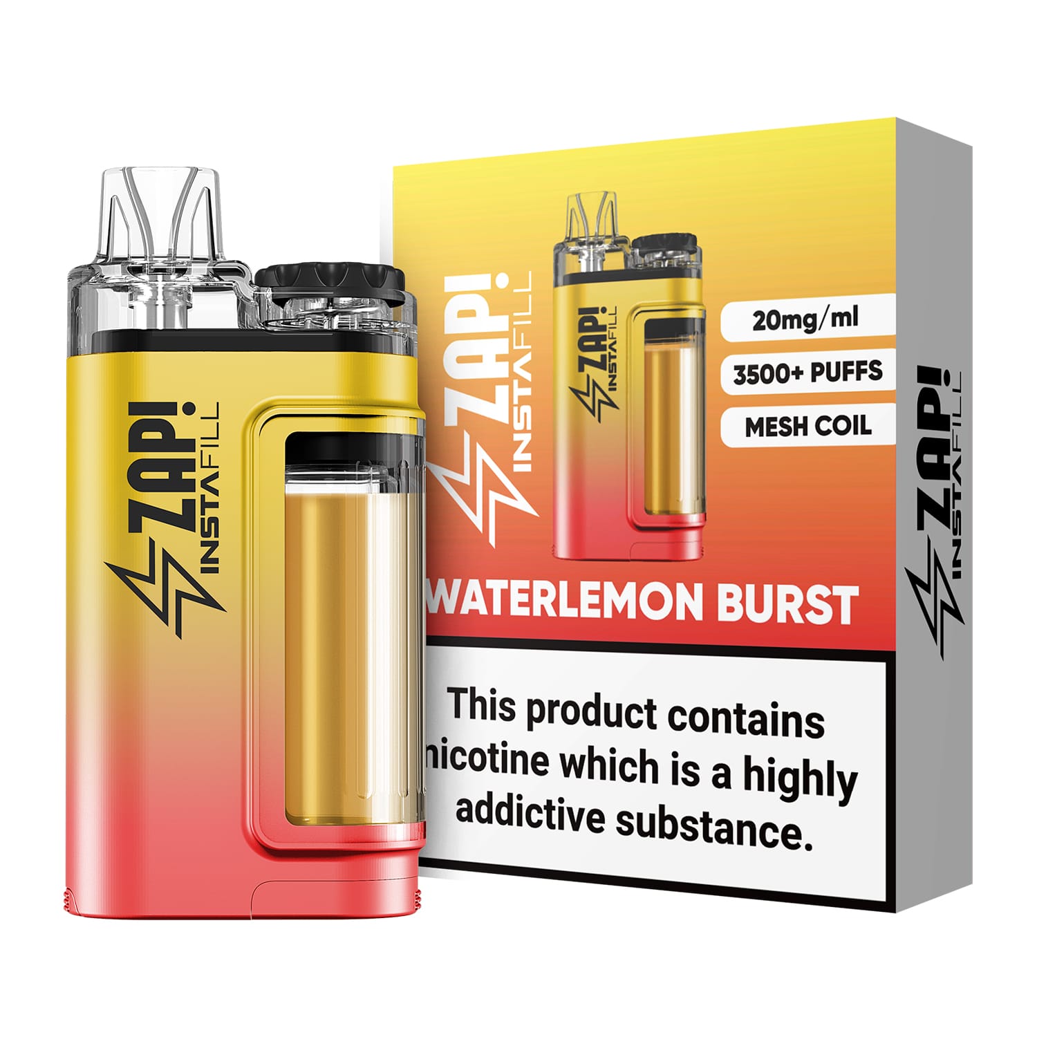 Zap! Instafill 3500 Puffs Disposable Pod Vape Kit