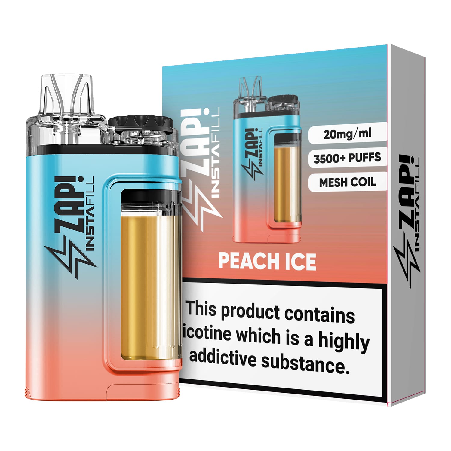 Zap! Instafill 3500 Puffs Disposable Pod Vape Kit