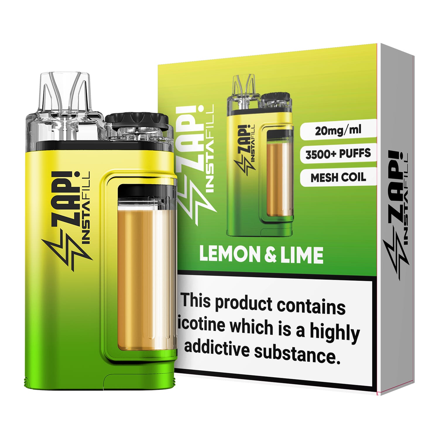 Zap! Instafill 3500 Puffs Disposable Pod Vape Kit