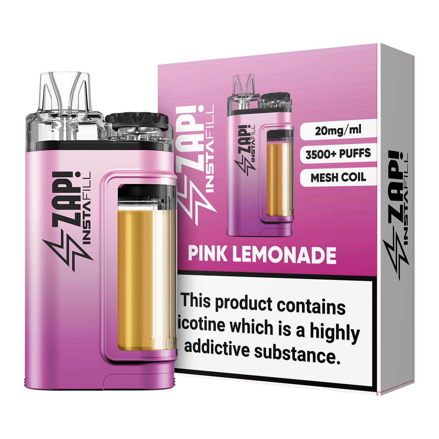 Zap! Instafill 3500 Puffs Disposable Pod Vape Kit