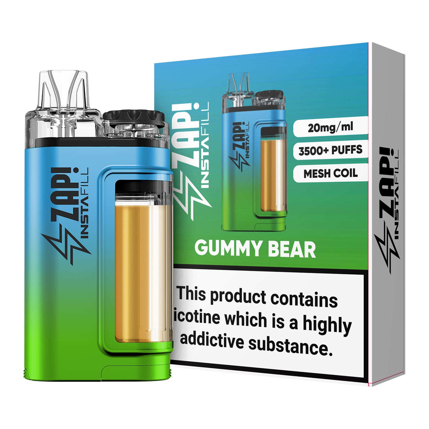 Zap! Instafill 3500 Puffs Disposable Pod Vape Kit