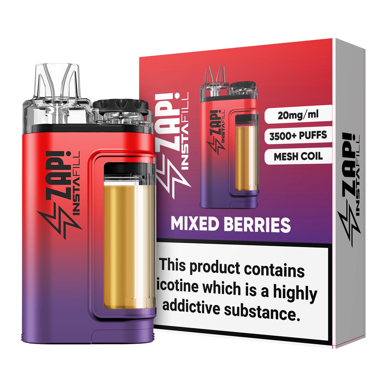 Zap! Instafill 3500 Puffs Disposable Pod Vape Kit