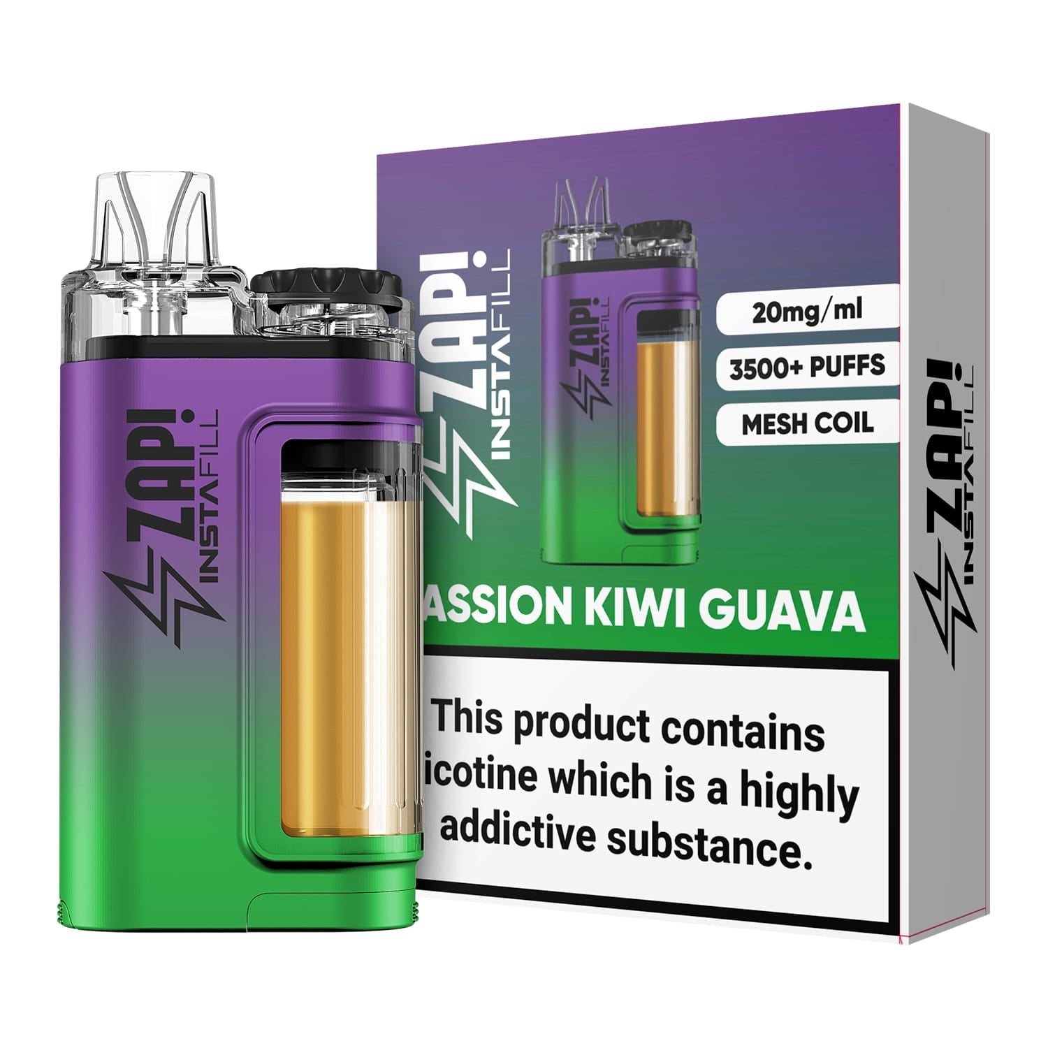 Zap! Instafill 3500 Puffs Disposable Pod Vape Kit