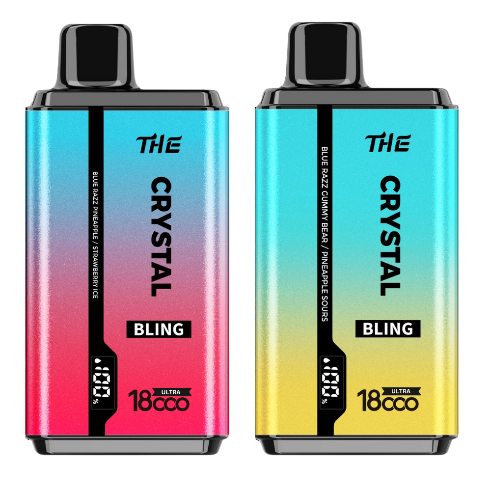 The Crystal Bling Ultra 18000 Disposable Vape - pack of 10