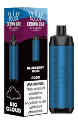 Al Fakher Crown Bar 8000 Puffs Disposable Vape Box of 10