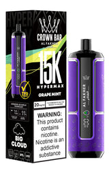 Al Fakher Crown Bar 15000 Hypermax Vape Kit -Box of 5