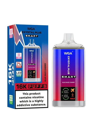 WGA Crystal Plus Smart 16000 Puffs Disposable Vape - Blue Razz Cherry