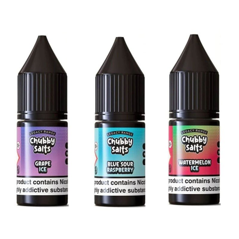 Chubby Salt 10ml E - liquids Nic Salts - Box of 10