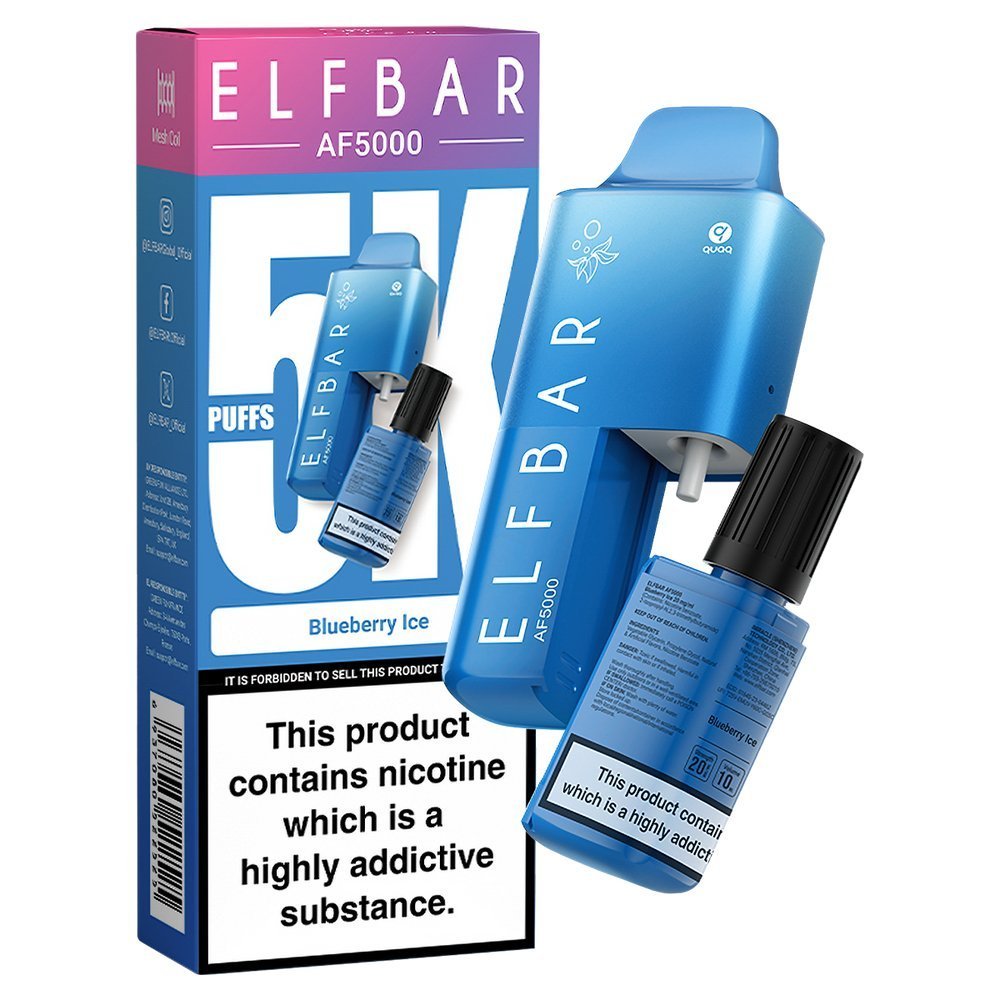 Elfbar AF5000 Puffs Disposable Vape Device - Box of 5