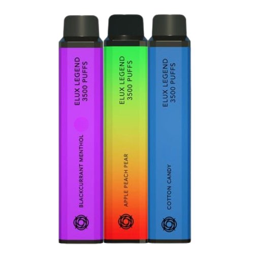 Elux Legend 3500 Disposable Vape Puff Pod Box of 10