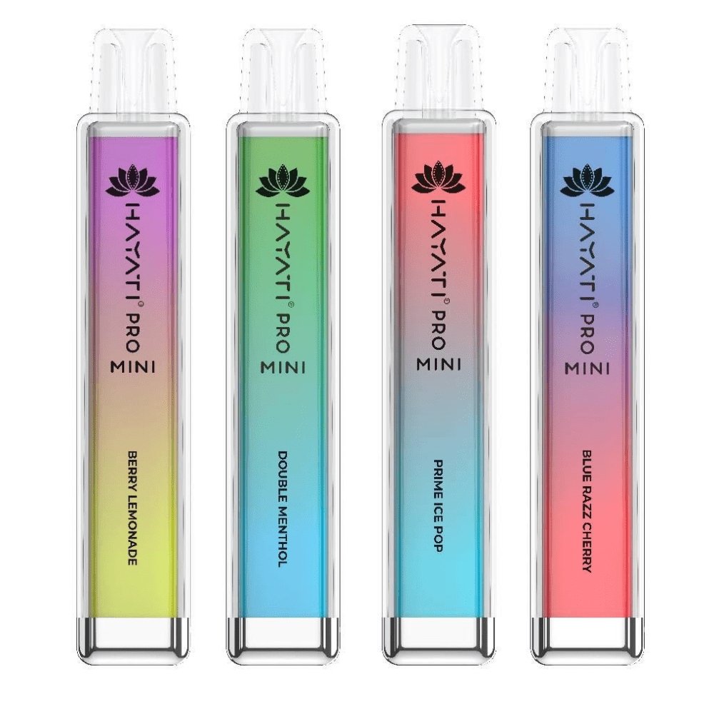Hayati Crystal Mini Pro 600 Disposable Vape Box of 10