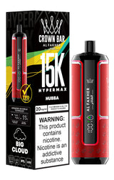 Al Fakher Crown Bar 15000 Hypermax Vape Kit -Box of 5