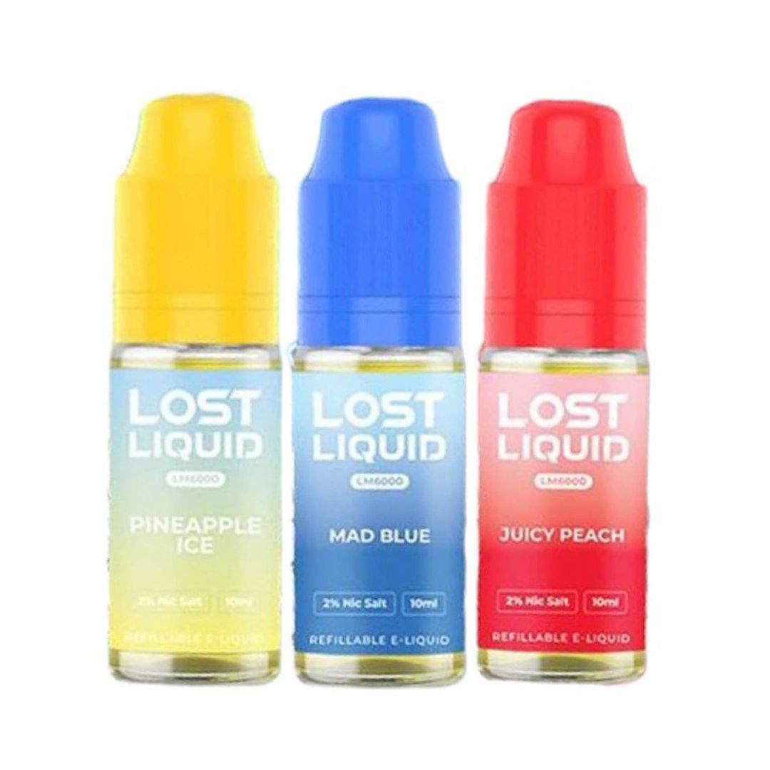 Lost Liquid Nic Salt 10ml E - liquids (Box of 10)