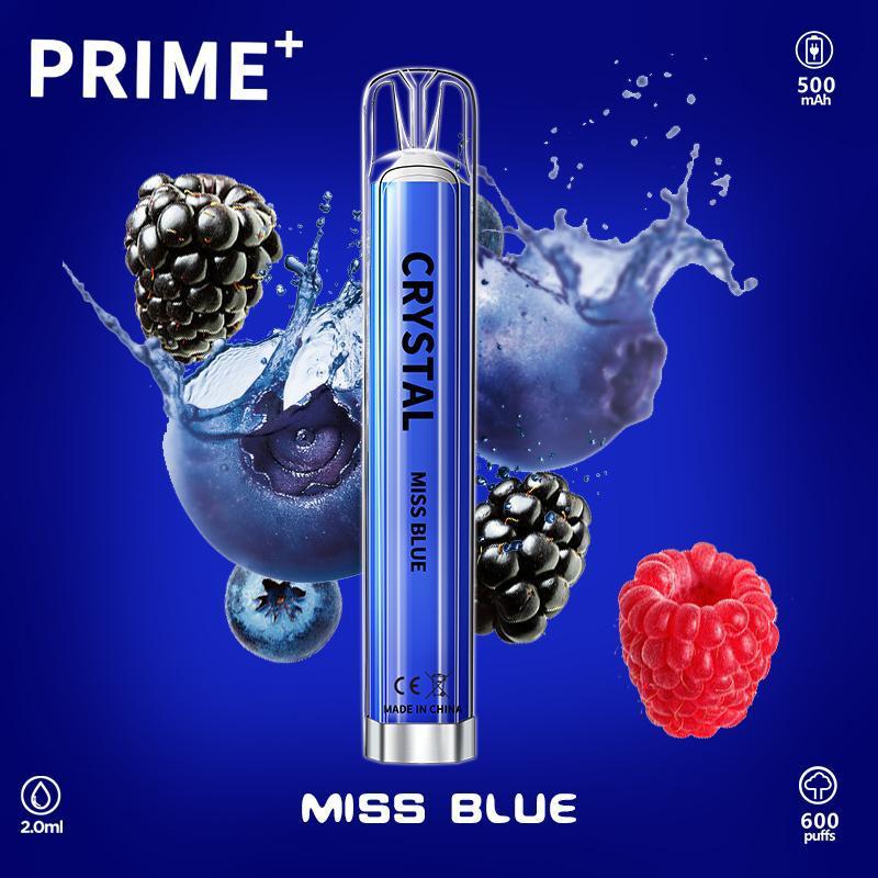 Pime Crystal Bar 600 Disposable Vape Pod Box of 10